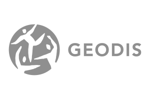 logo Geodis szare