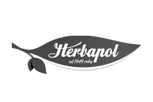 logo Herbapol szare