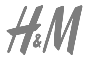 logo H&M szare