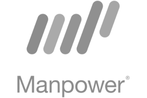 logo Manpower szare