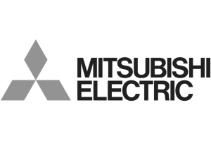 logo Mitsubishi Electric szare